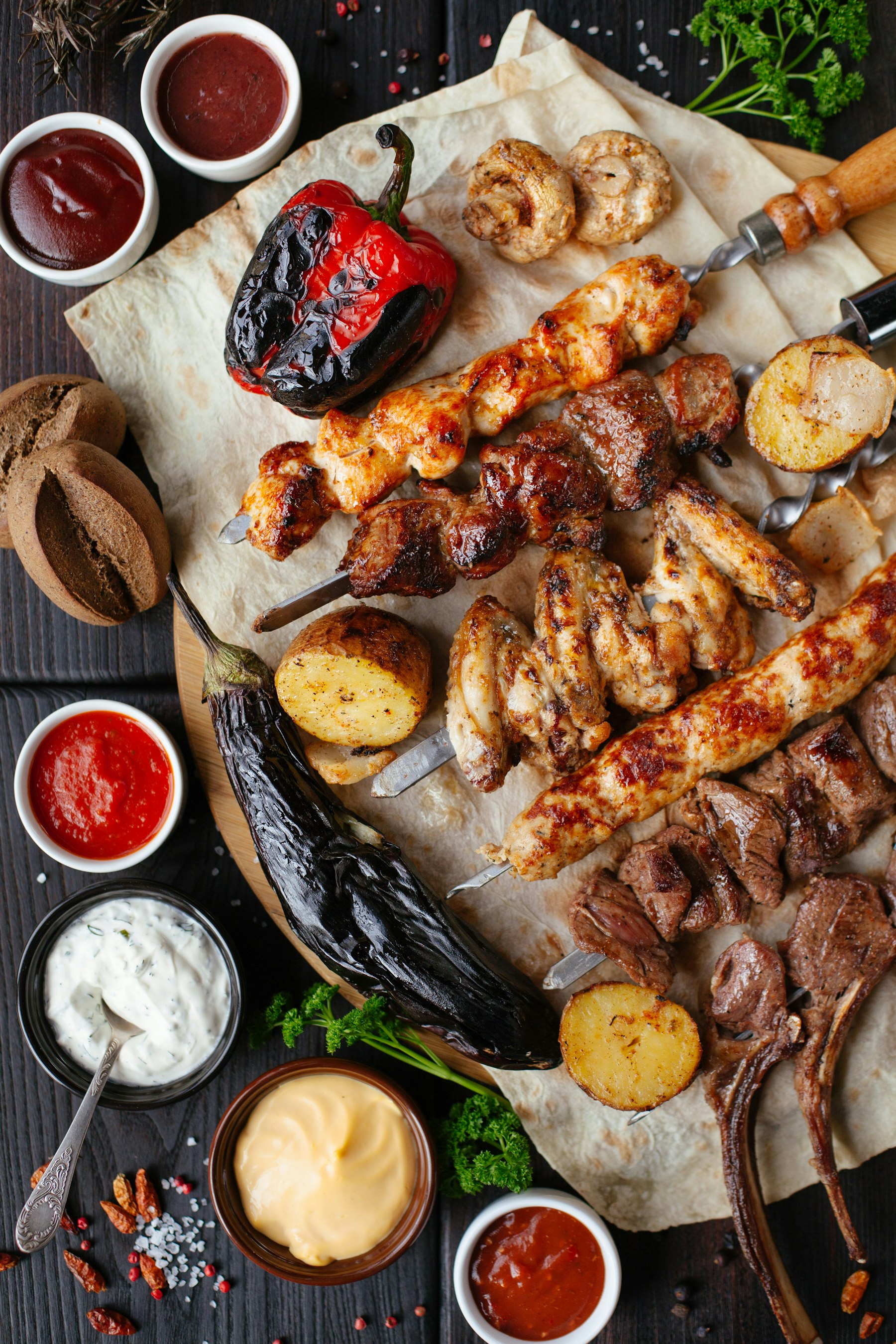Mixed grill platter